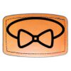 Faux Leather Engravable Patch - Curved Rectangle Thumbnail