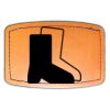 Faux Leather Engravable Patch - Curved Rectangle Thumbnail