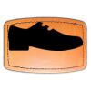 Faux Leather Engravable Patch - Curved Rectangle Thumbnail