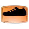 Faux Leather Engravable Patch - Curved Rectangle Thumbnail