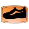 Faux Leather Engravable Patch - Curved Rectangle Thumbnail