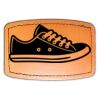 Faux Leather Engravable Patch - Curved Rectangle Thumbnail