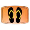 Faux Leather Engravable Patch - Curved Rectangle Thumbnail