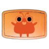Faux Leather Engravable Patch - Curved Rectangle Thumbnail
