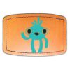 Faux Leather Engravable Patch - Curved Rectangle Thumbnail