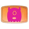 Faux Leather Engravable Patch - Curved Rectangle Thumbnail