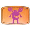 Faux Leather Engravable Patch - Curved Rectangle Thumbnail