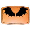 Faux Leather Engravable Patch - Curved Rectangle Thumbnail
