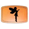 Faux Leather Engravable Patch - Curved Rectangle Thumbnail