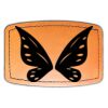 Faux Leather Engravable Patch - Curved Rectangle Thumbnail