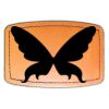 Faux Leather Engravable Patch - Curved Rectangle Thumbnail