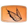 Faux Leather Engravable Patch - Curved Rectangle Thumbnail