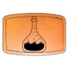Faux Leather Engravable Patch - Curved Rectangle Thumbnail