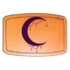 Faux Leather Engravable Patch - Curved Rectangle Thumbnail