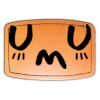 Faux Leather Engravable Patch - Curved Rectangle Thumbnail