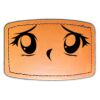 Faux Leather Engravable Patch - Curved Rectangle Thumbnail