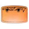 Faux Leather Engravable Patch - Curved Rectangle Thumbnail