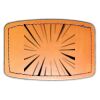 Faux Leather Engravable Patch - Curved Rectangle Thumbnail