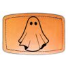 Faux Leather Engravable Patch - Curved Rectangle Thumbnail