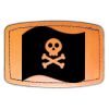 Faux Leather Engravable Patch - Curved Rectangle Thumbnail