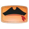 Faux Leather Engravable Patch - Curved Rectangle Thumbnail