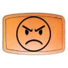 Faux Leather Engravable Patch - Curved Rectangle Thumbnail