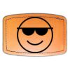 Faux Leather Engravable Patch - Curved Rectangle Thumbnail