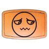 Faux Leather Engravable Patch - Curved Rectangle Thumbnail