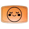 Faux Leather Engravable Patch - Curved Rectangle Thumbnail