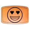 Faux Leather Engravable Patch - Curved Rectangle Thumbnail