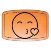 Faux Leather Engravable Patch - Curved Rectangle Thumbnail