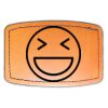Faux Leather Engravable Patch - Curved Rectangle Thumbnail