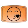 Faux Leather Engravable Patch - Curved Rectangle Thumbnail