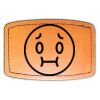 Faux Leather Engravable Patch - Curved Rectangle Thumbnail