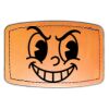 Faux Leather Engravable Patch - Curved Rectangle Thumbnail