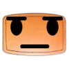 Faux Leather Engravable Patch - Curved Rectangle Thumbnail