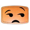 Faux Leather Engravable Patch - Curved Rectangle Thumbnail