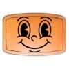 Faux Leather Engravable Patch - Curved Rectangle Thumbnail