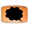 Faux Leather Engravable Patch - Curved Rectangle Thumbnail