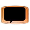 Faux Leather Engravable Patch - Curved Rectangle Thumbnail