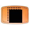 Faux Leather Engravable Patch - Curved Rectangle Thumbnail