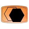 Faux Leather Engravable Patch - Curved Rectangle Thumbnail