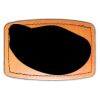 Faux Leather Engravable Patch - Curved Rectangle Thumbnail