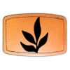 Faux Leather Engravable Patch - Curved Rectangle Thumbnail