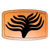 Faux Leather Engravable Patch - Curved Rectangle Thumbnail