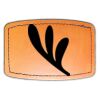 Faux Leather Engravable Patch - Curved Rectangle Thumbnail