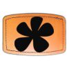 Faux Leather Engravable Patch - Curved Rectangle Thumbnail