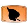 Faux Leather Engravable Patch - Curved Rectangle Thumbnail