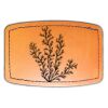 Faux Leather Engravable Patch - Curved Rectangle Thumbnail