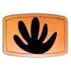 Faux Leather Engravable Patch - Curved Rectangle Thumbnail
